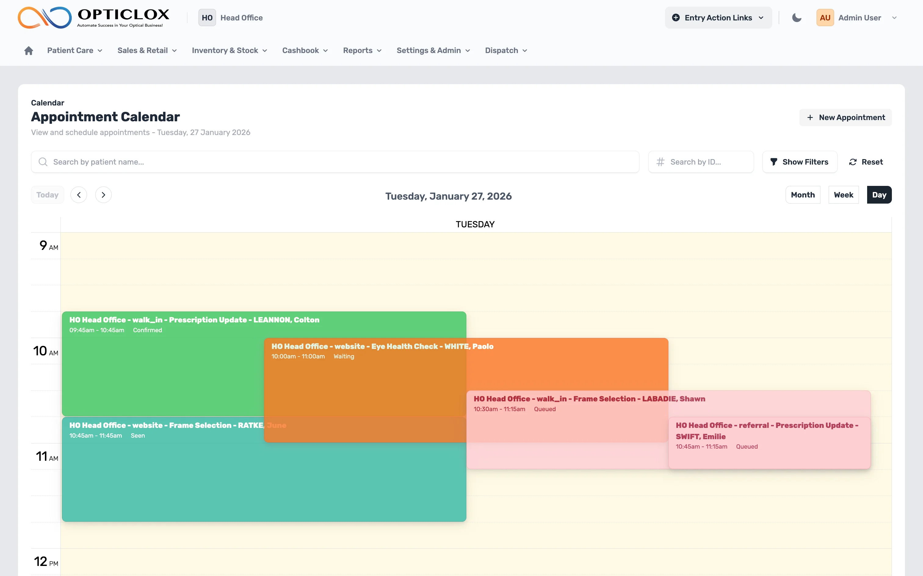 Appointment Scheduling